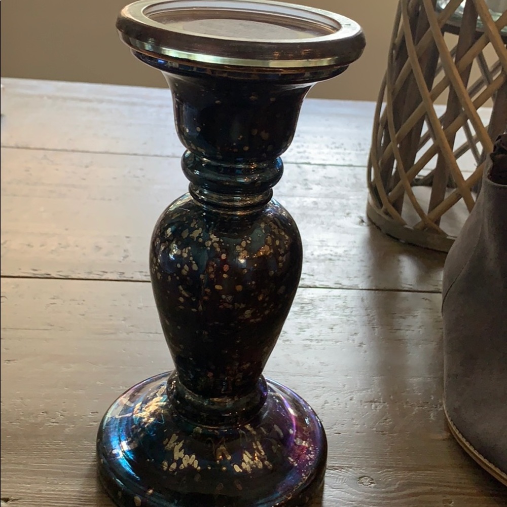 Glass candle stick